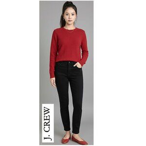 J. CREW - Classic high rise toothpick style black jeans